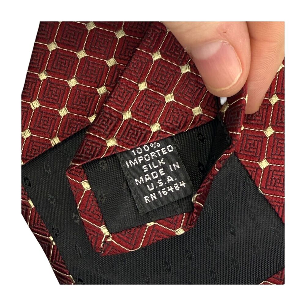 Zylos George Machado & Elizabeth Nell Mens Necktie Silk Multi Patterned Lot of 3 - Picture 9 of 9